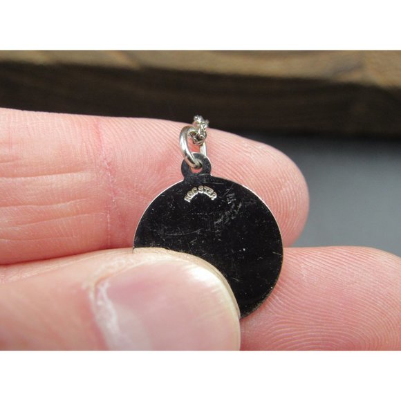 16 Inch Sterling Silver Volleyball Pendant Necklace - Picture 4 of 7